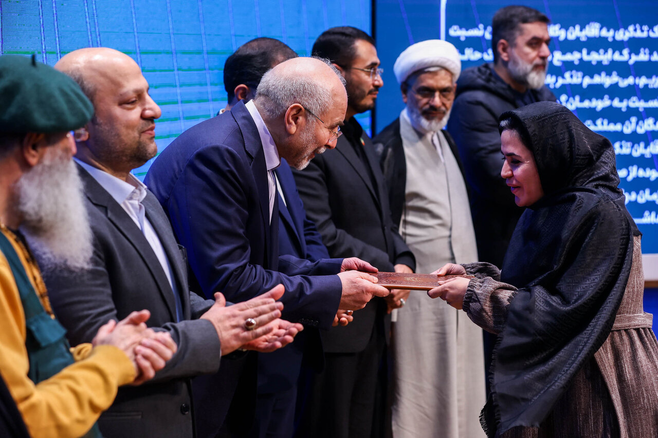 اختتامیه دومین جشنواره رسانه‌ای بهارستان با حضور قالیباف