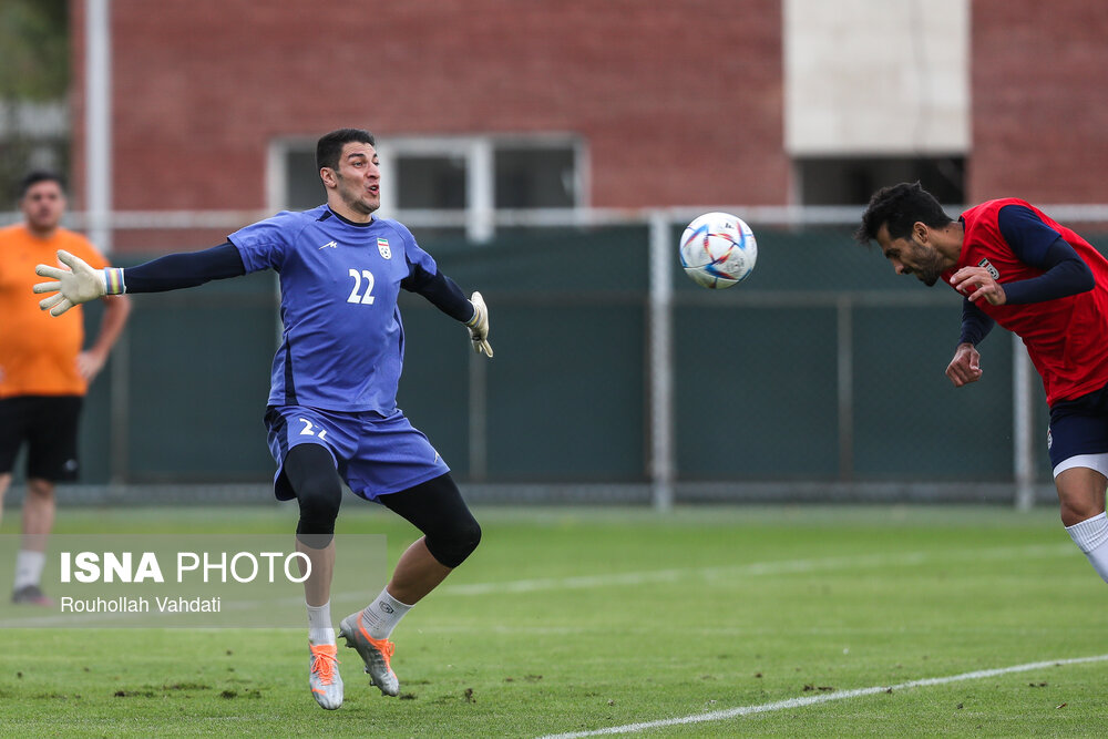 تمرین تیم ملی فوتبال