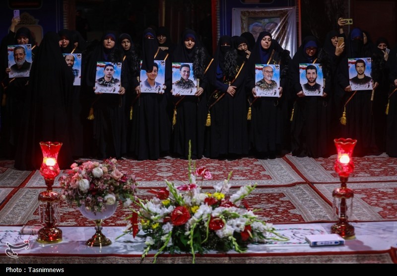 گرامیداشت چهلمین روز شهدای اقتدار در مسجد جمکران