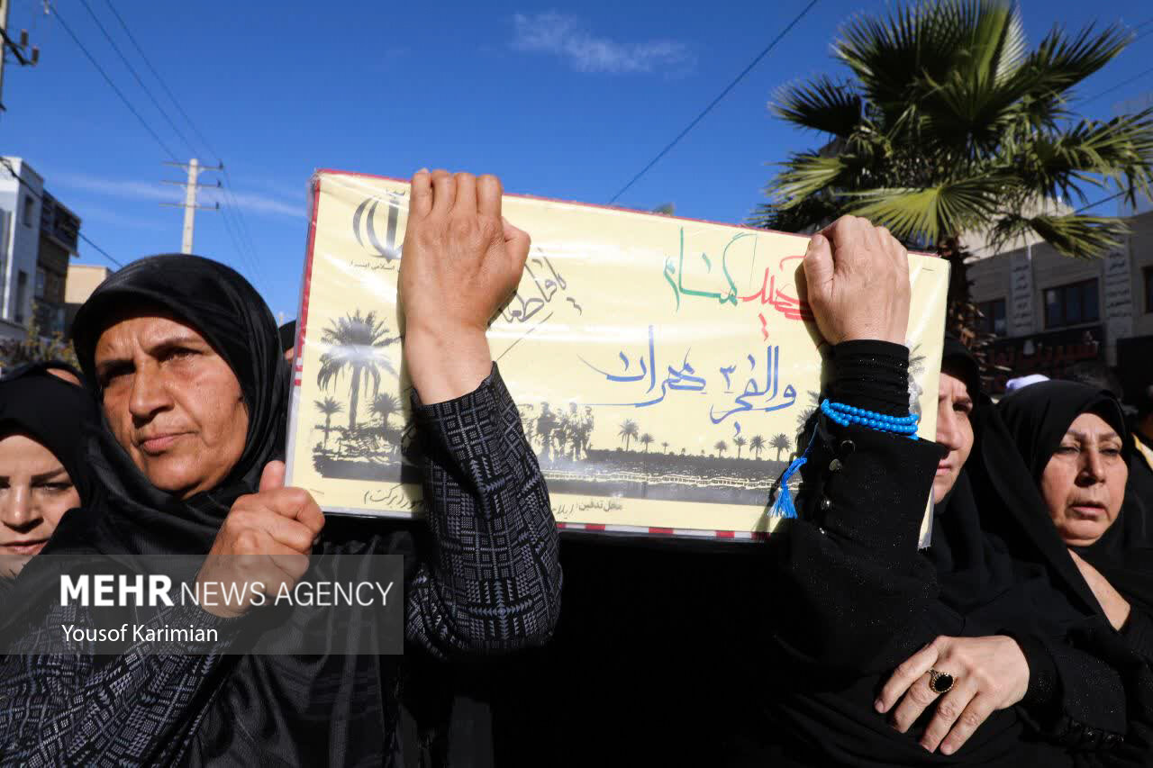 تشییع پیکر مطهر ۳۰۰ شهید گمنام دفاع مقدس در سراسر کشور