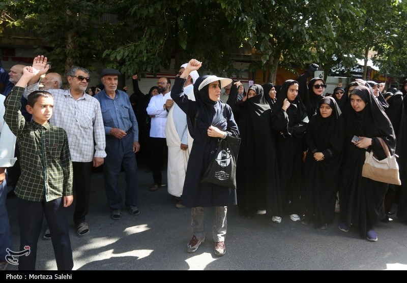 تشییع ۳ شهید حمله رژیم صهیونیستی در نجف آباد اصفهان