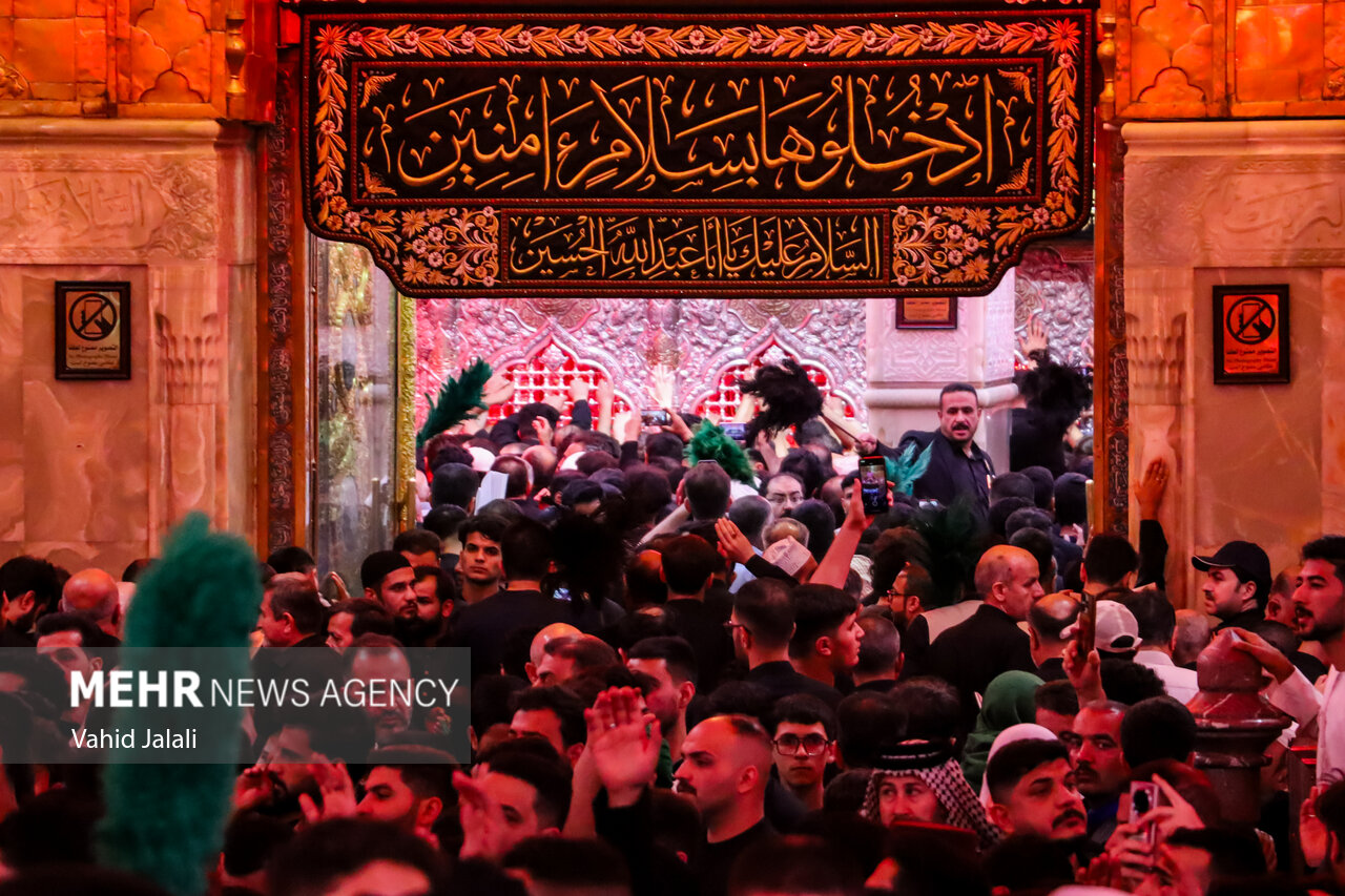 شب عاشورای حسینی در کربلای معلی