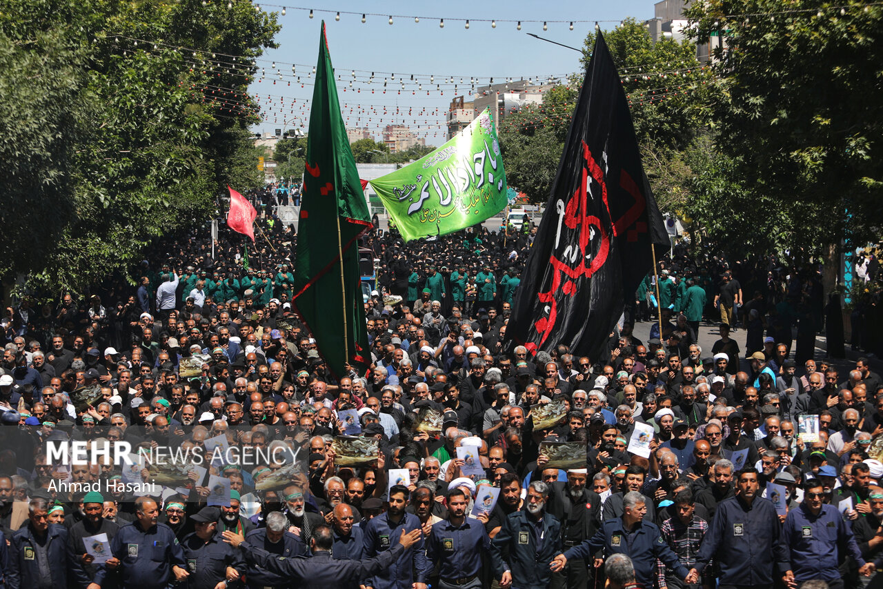 اجتماع عزاداران مشهدالرضا در روز شهادت امام جوادالائمه(ع)