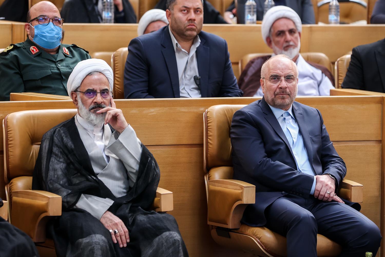 حضور قالیباف در کنگره بزرگداشت شهدای سازمان حفاظت اطلاعات سپاه