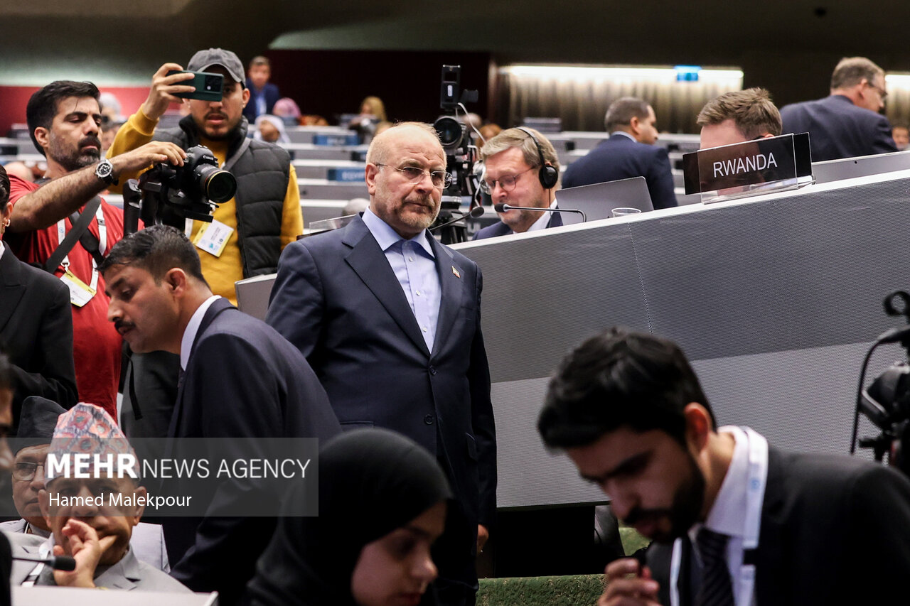 دومین روز سفر رئیس مجلس به ژنو