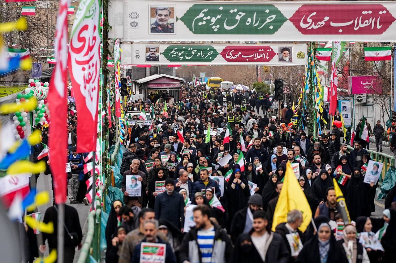 حضور قالیباف در در راهپیمایی یوم الله ۲۲ بهمن