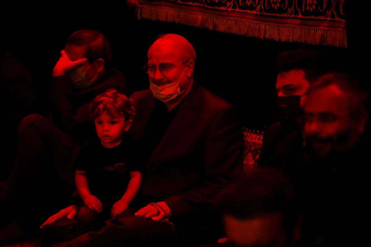 قالیباف در مراسم عزاداری