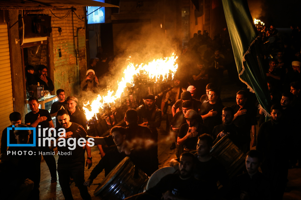 مشعل گردانی نجفی های مقیم قم