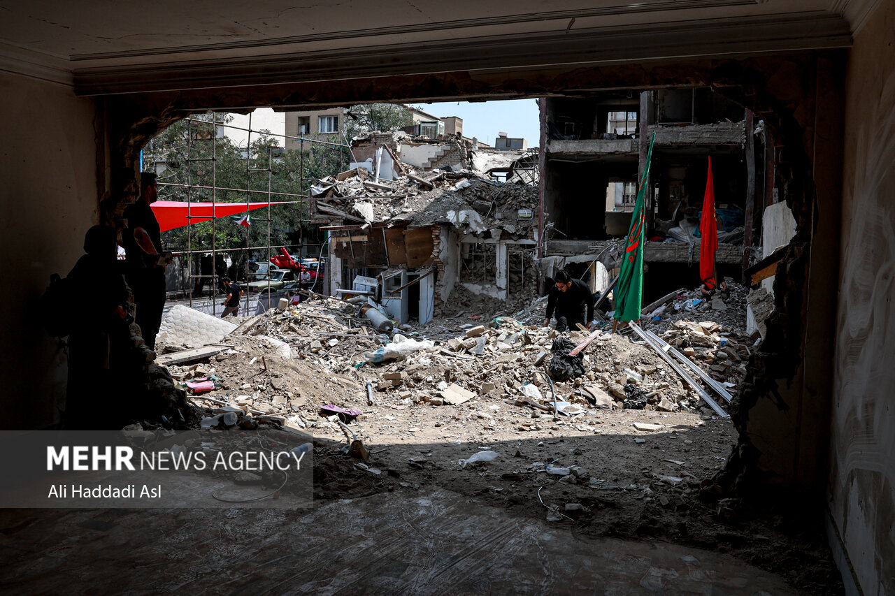 بزرگداشت شهدای حمله تروریستی رژیم صهیونیستی به نارمک