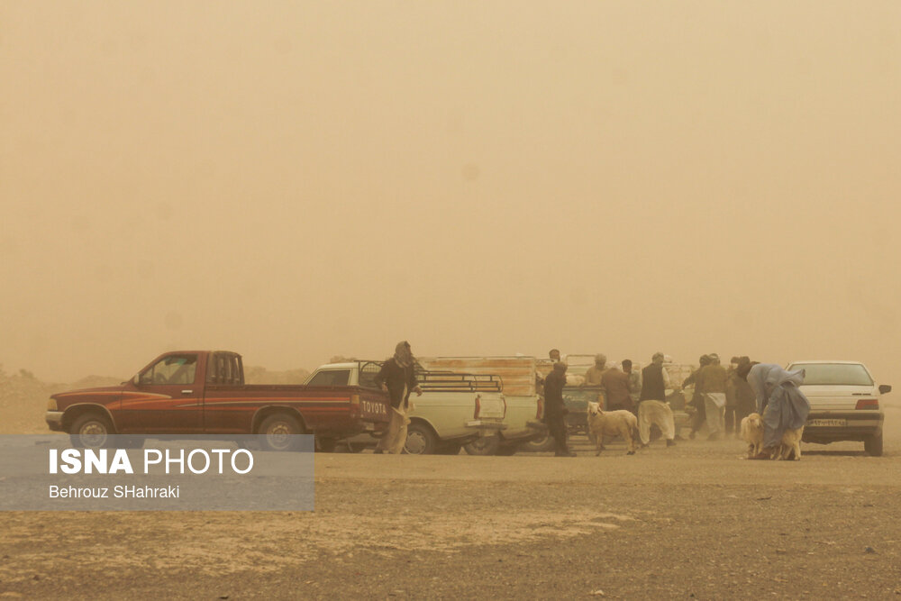 طوفان ۱۲۶ کیلومتر بر ساعت در زابل