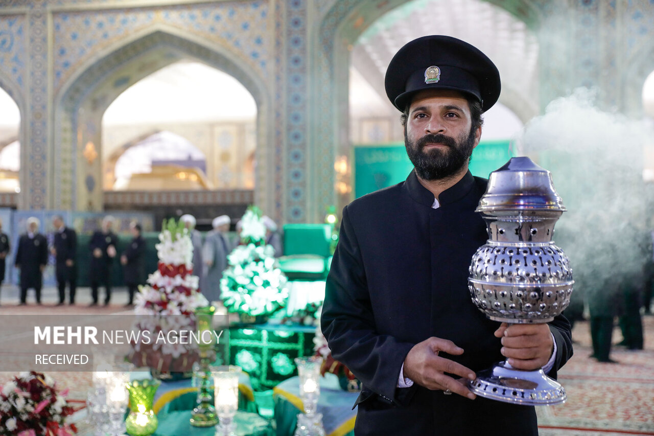 اهتزاز پرچم سبز رضوی 