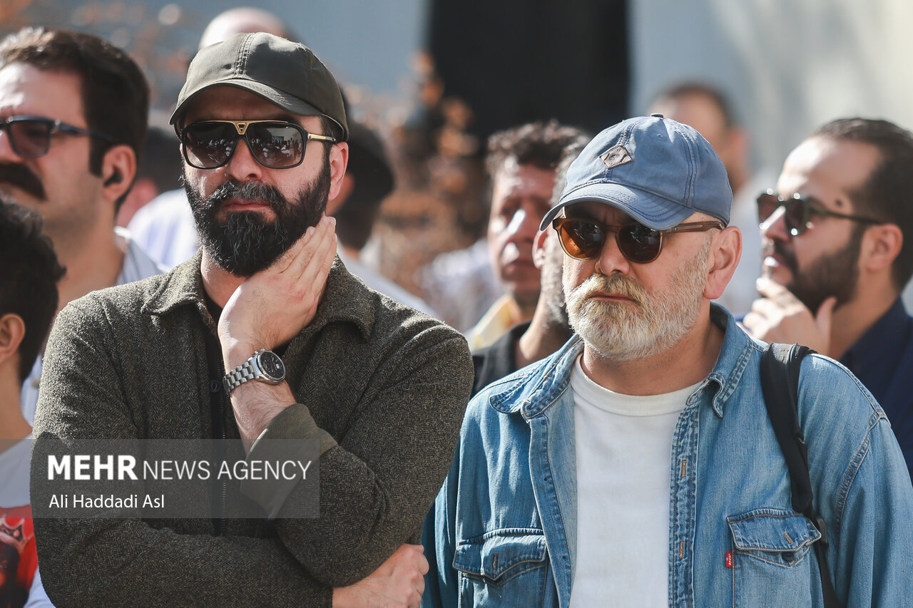 تصاویر مراسم تشییع پیکر ناصر تقوایی