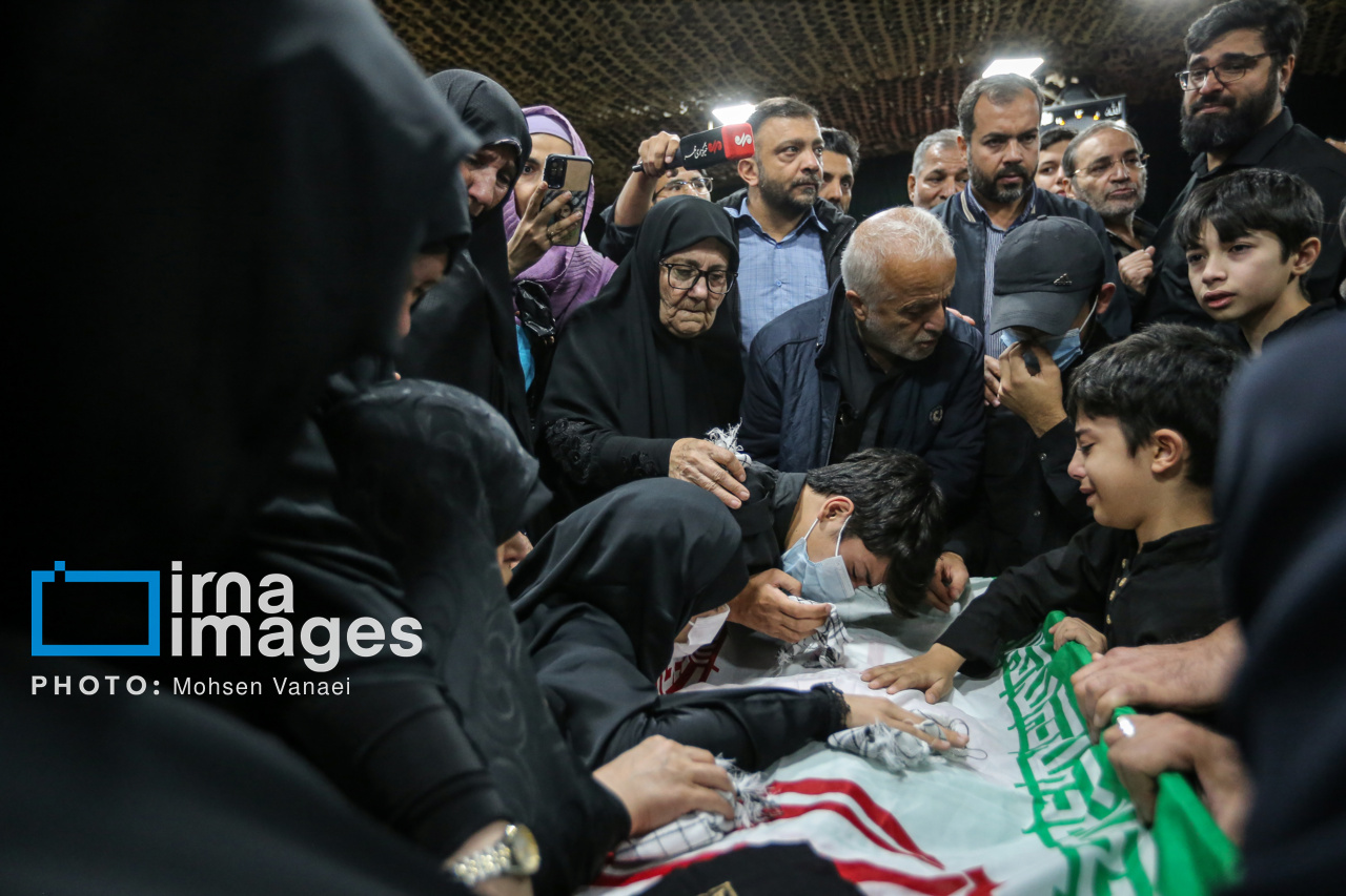 وداع با پیکر شهید «علی حیدری»