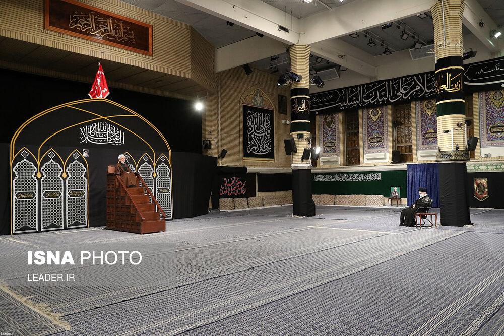 مراسم عزاداری شب هشتم ماه محرم الحرام