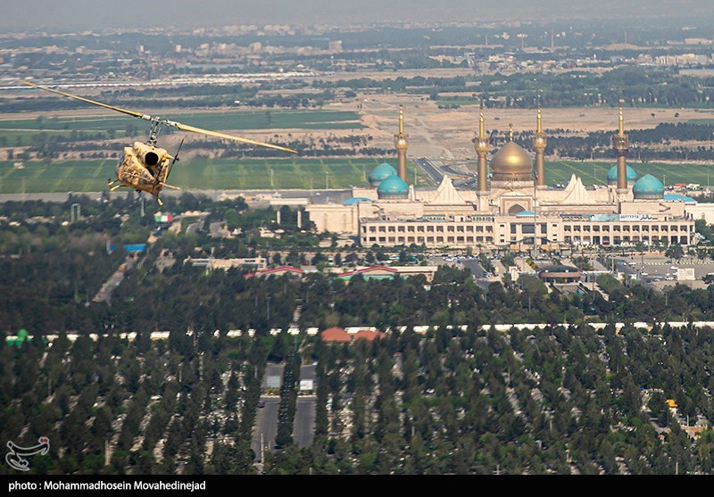 تمرین رژه بالگردی هوانیروز ارتش