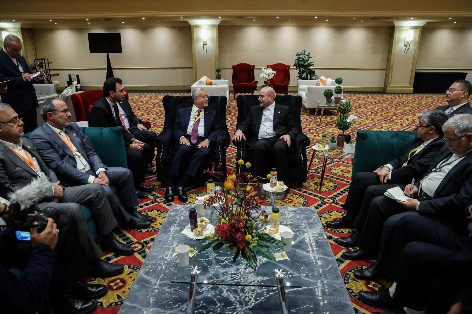 دیدار رئیس مجلس مصر با قالیباف