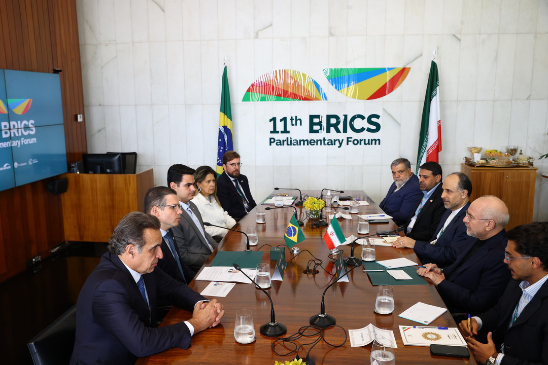  قالیباف با رئیس مجلس نمایندگان برزیل