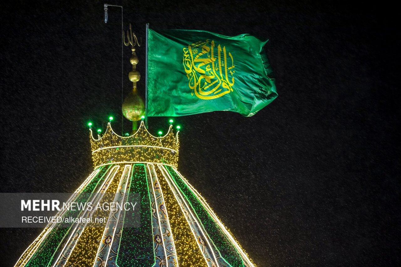 حال و هوای کربلا در شب نیمه شعبان