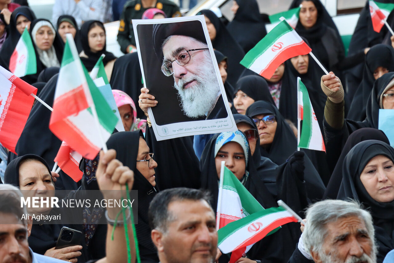 تجمع مردمی حمایت از عملیات «بشارت فتح» در ارومیه