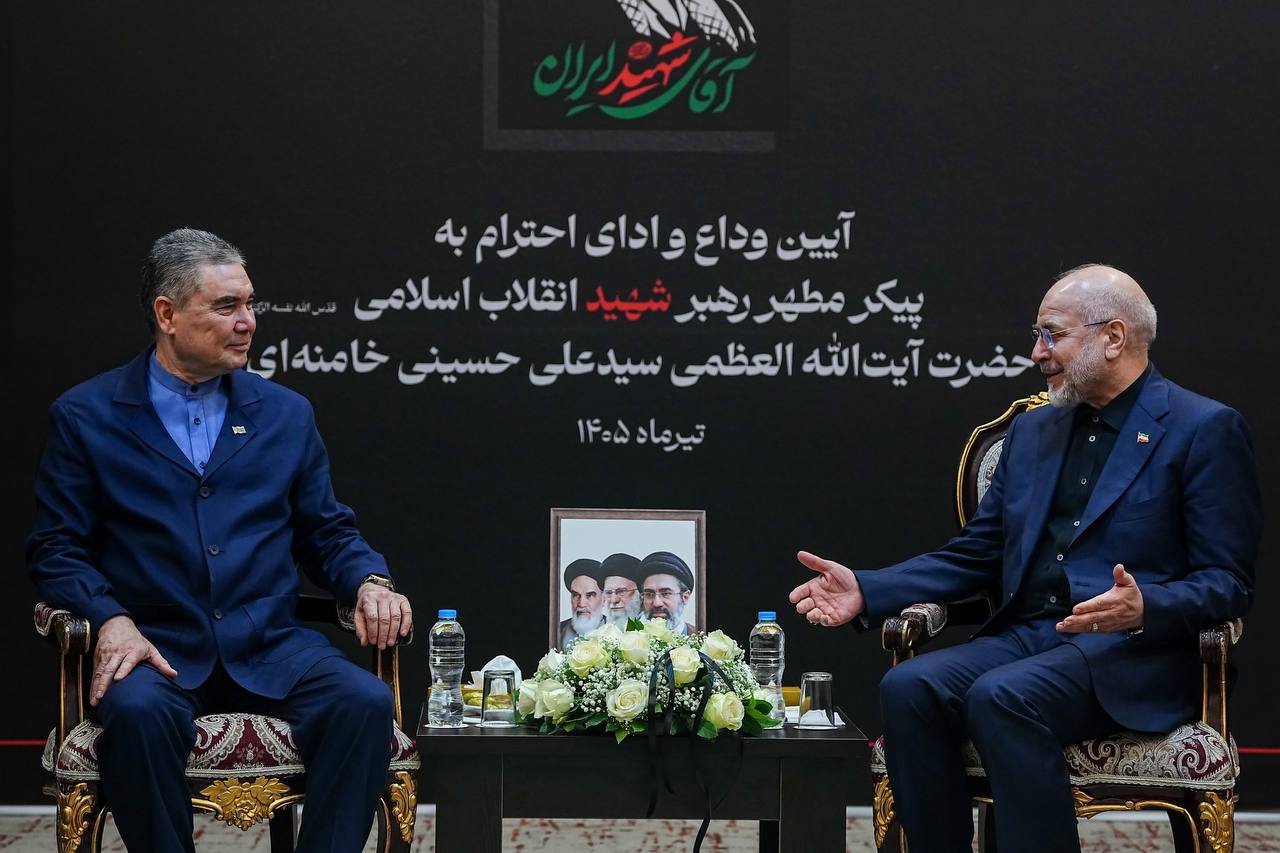 دیدار رئیس ملی ترکمنستان با قالیباف 