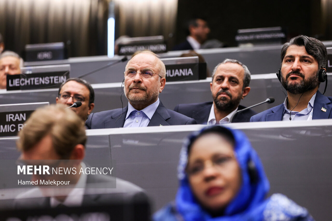 دومین روز سفر رئیس مجلس به ژنو