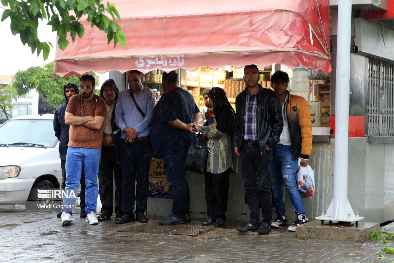 بارش های سیل آسا در مشهد