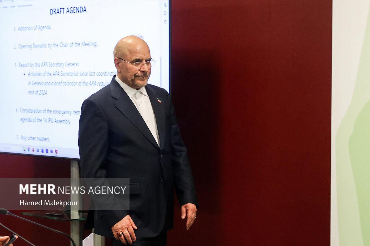 اولین روز سفر رئیس مجلس به ژنو