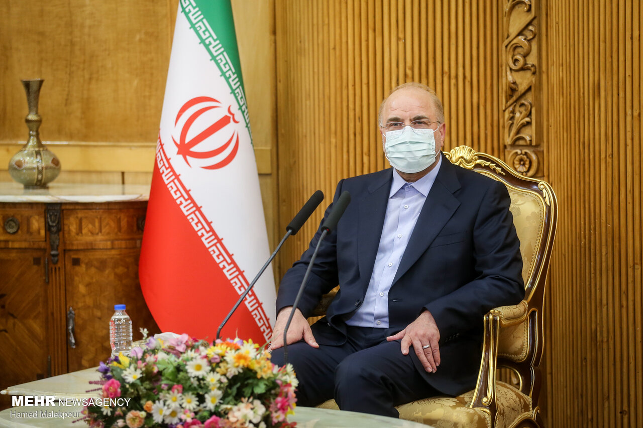 بدرقه رسمی قالیباف در سفر به سوریه