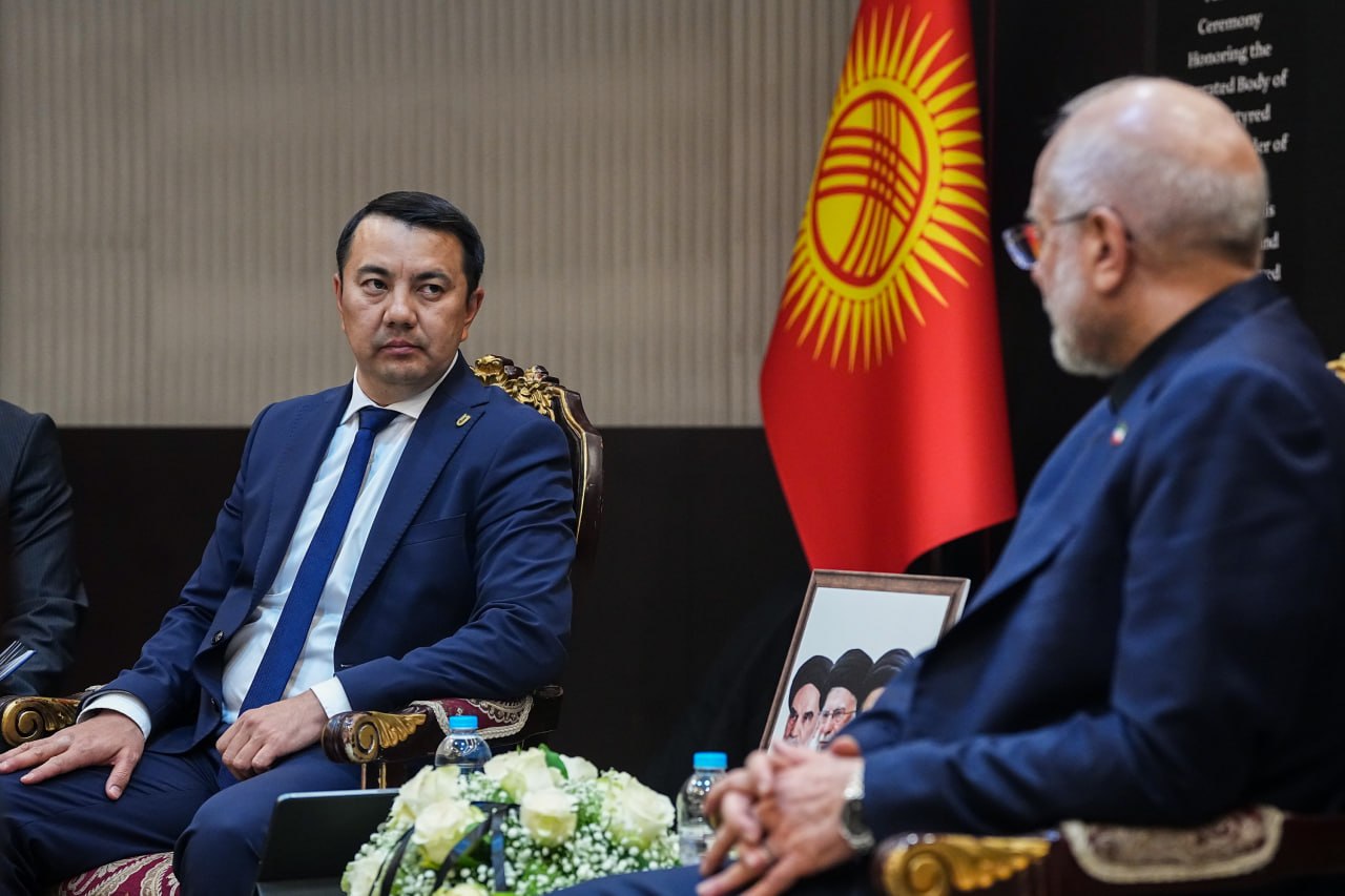 دیدار مارلن مامتعلیف رئیس مجلس قرقیزستان با قالیباف