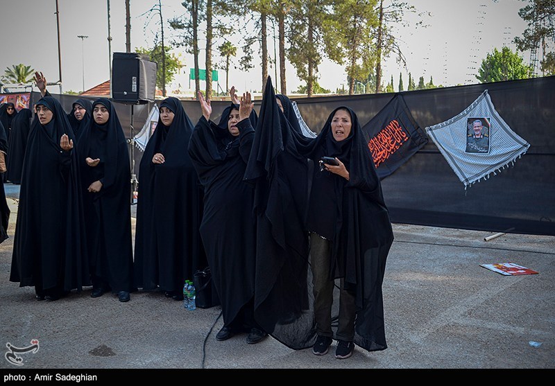 مراسم استقبال از پیکر سردار شهید غیب پرور 