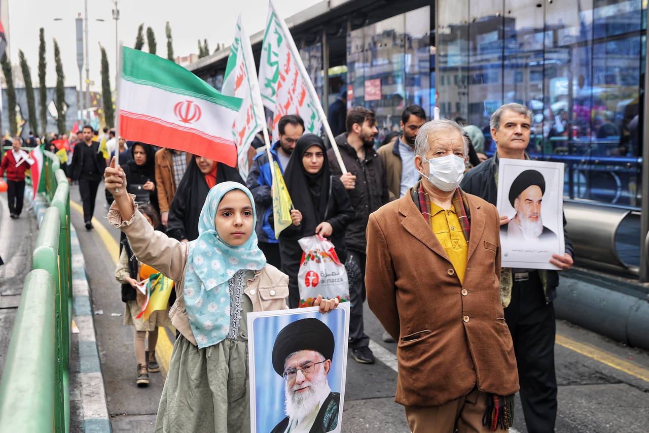 حضور قالیباف در راهپیمایی روز جهانی قدس - تهران