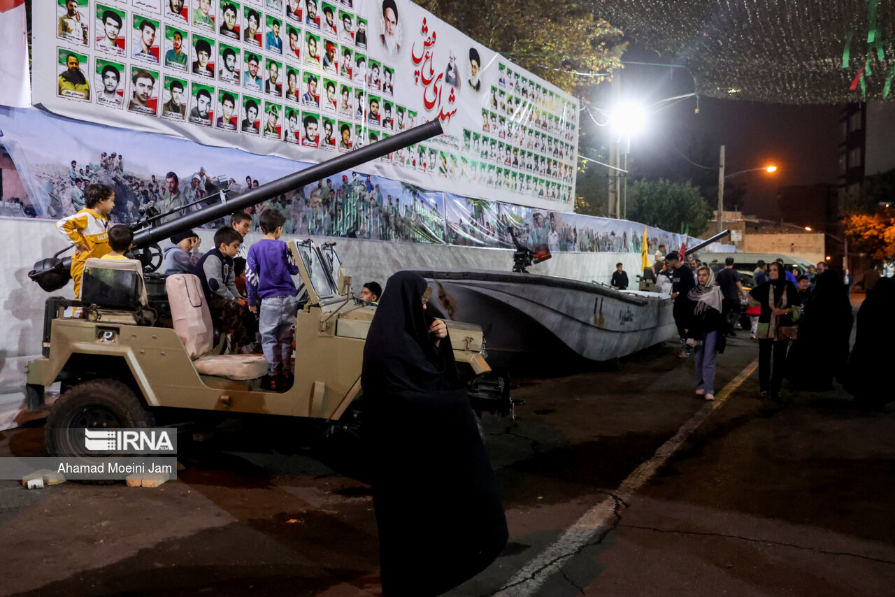 حضور قالیباف در یادواره شهدای باغ فیض