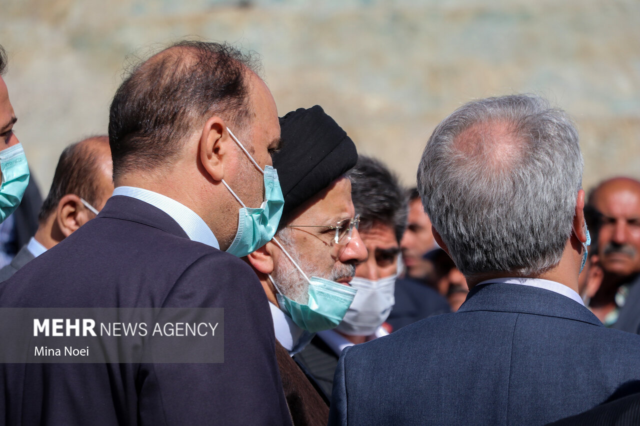 بازدید رییس‌جمهور از مجتمع مس سونگون