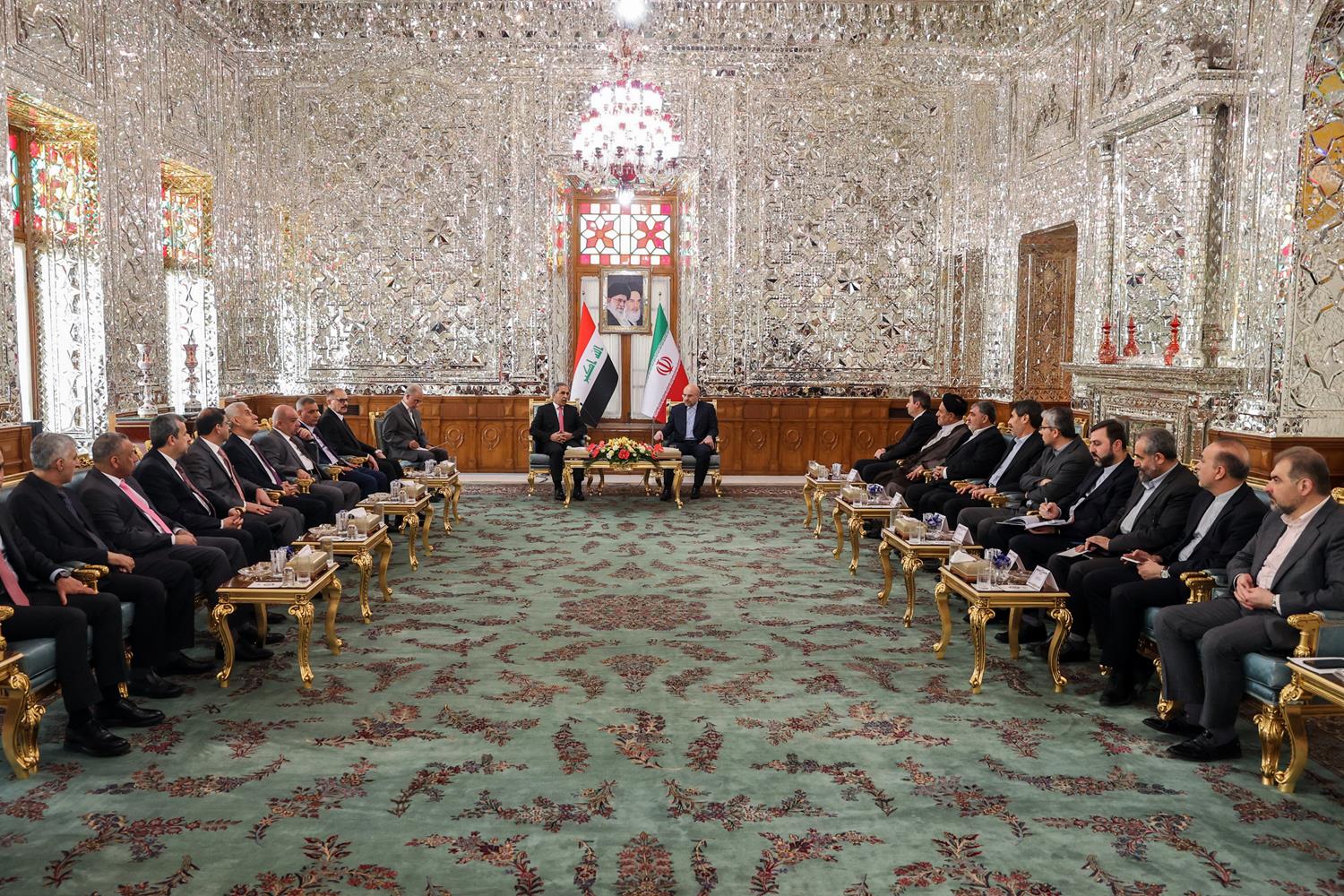 دیدار رئیس شورای عالی قضایی عراق با قالیباف