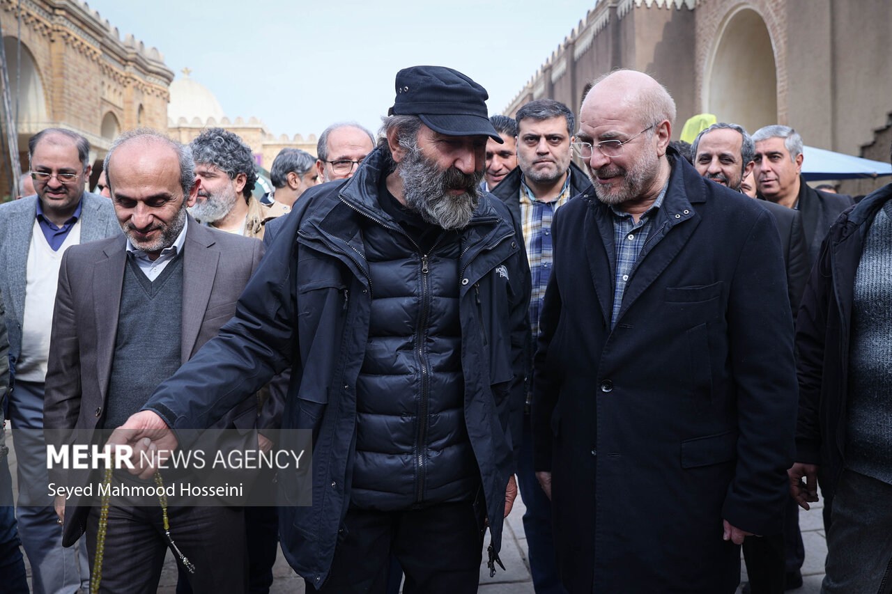 بازدید قالیباف از مراحل ساخت دو سریال تلویزیونی