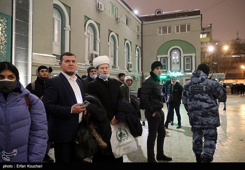 حضور و سخنرانی رئیس جمهور در مسجد جامع مسکو