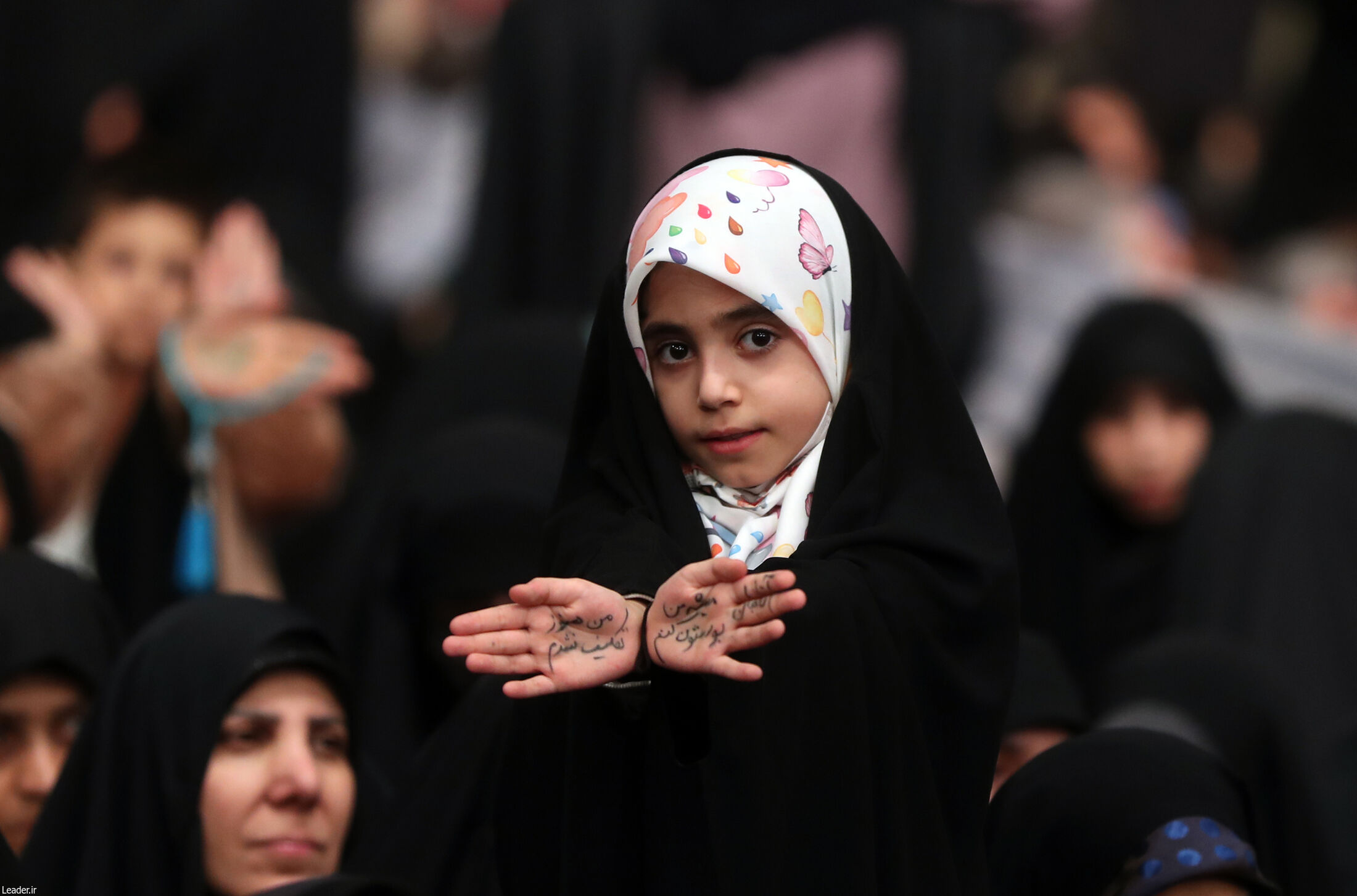  تصاویری از دیدار صبح امروز مردم قم با رهبر انقلاب