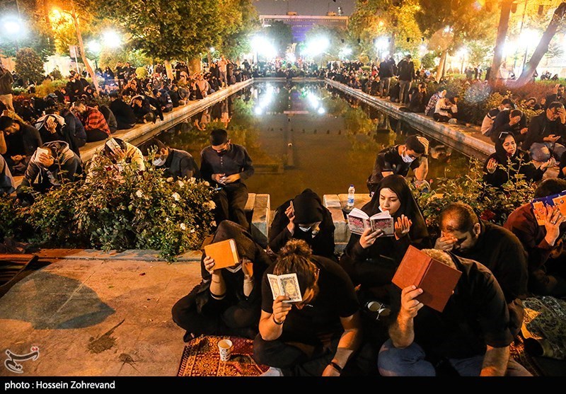 مراسم احیای شب بیست و یکم ماه رمضان در مسجد ارک
