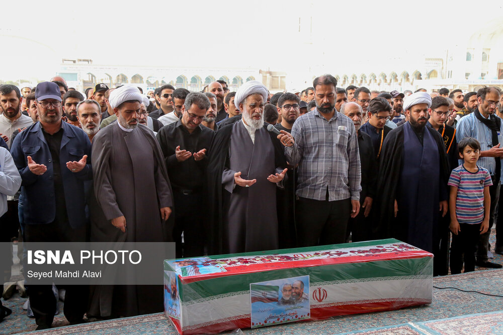 تشییع و تدفین پیکر شهید میثم سلگی