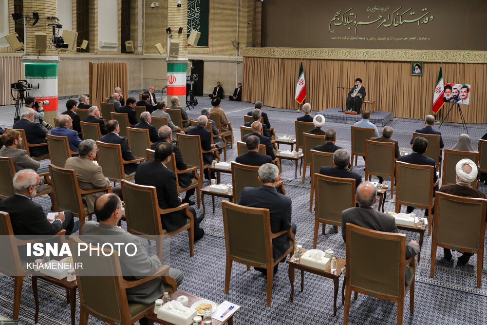 دیدار رئیس‌جمهور و اعضای هیئت دولت با رهبر انقلاب