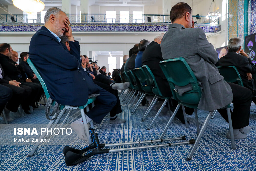 مراسم اولین سالگرد شهادت سردار زاهدی و همراهان