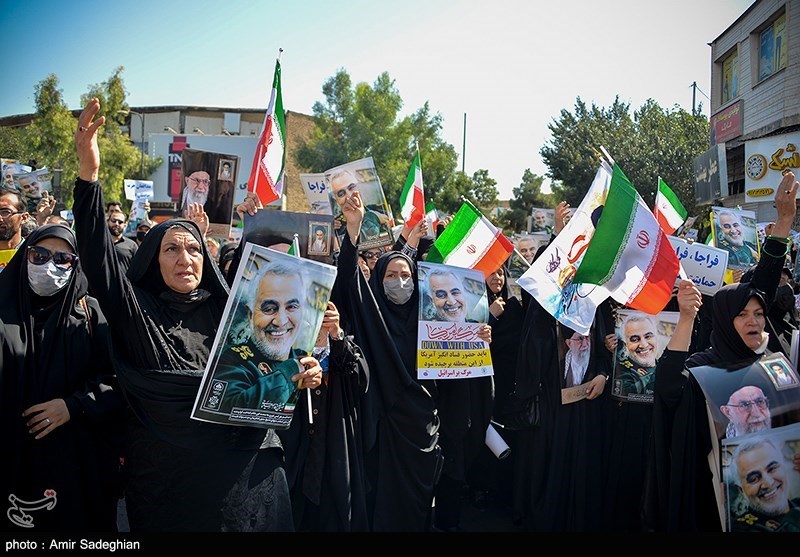 تجمع مردم شیراز در محکومیت اغتشاشات اخیر