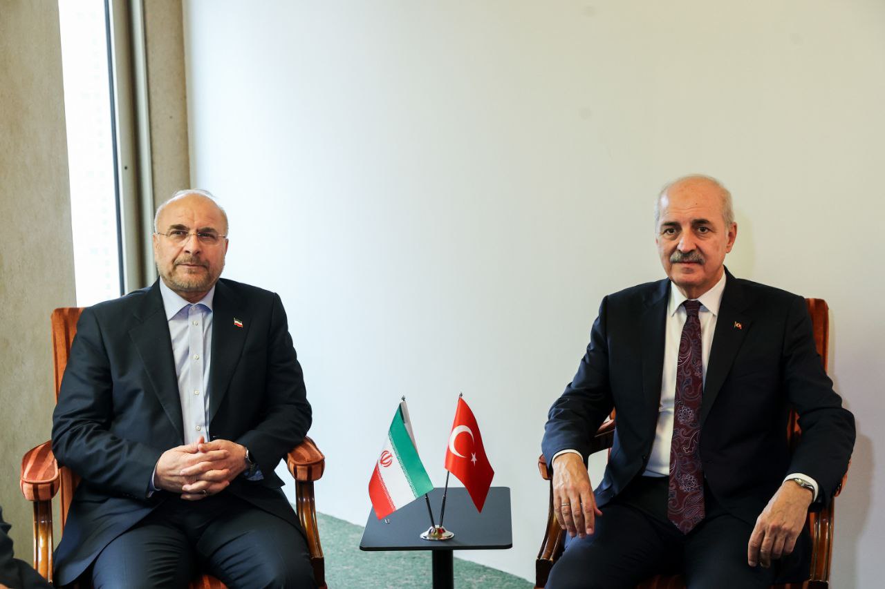 دیدار قالیباف و نعمان کوتولموش، رئیس مجلس ترکیه