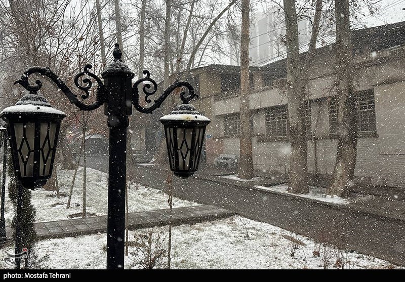 بارش برف در تهران