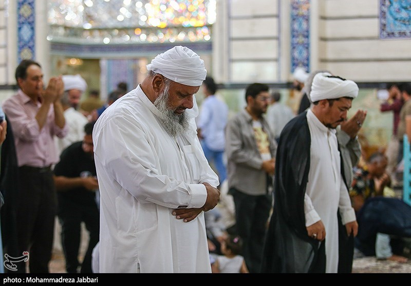 نماز عید قربان در حرم مطهر حضرت معصومه (س)