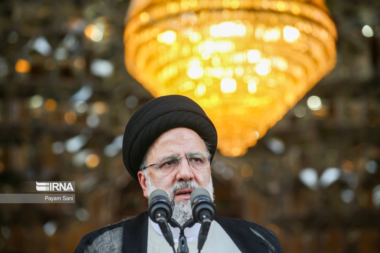 سخنرانی رئیس جمهور در جمع مردم شیراز