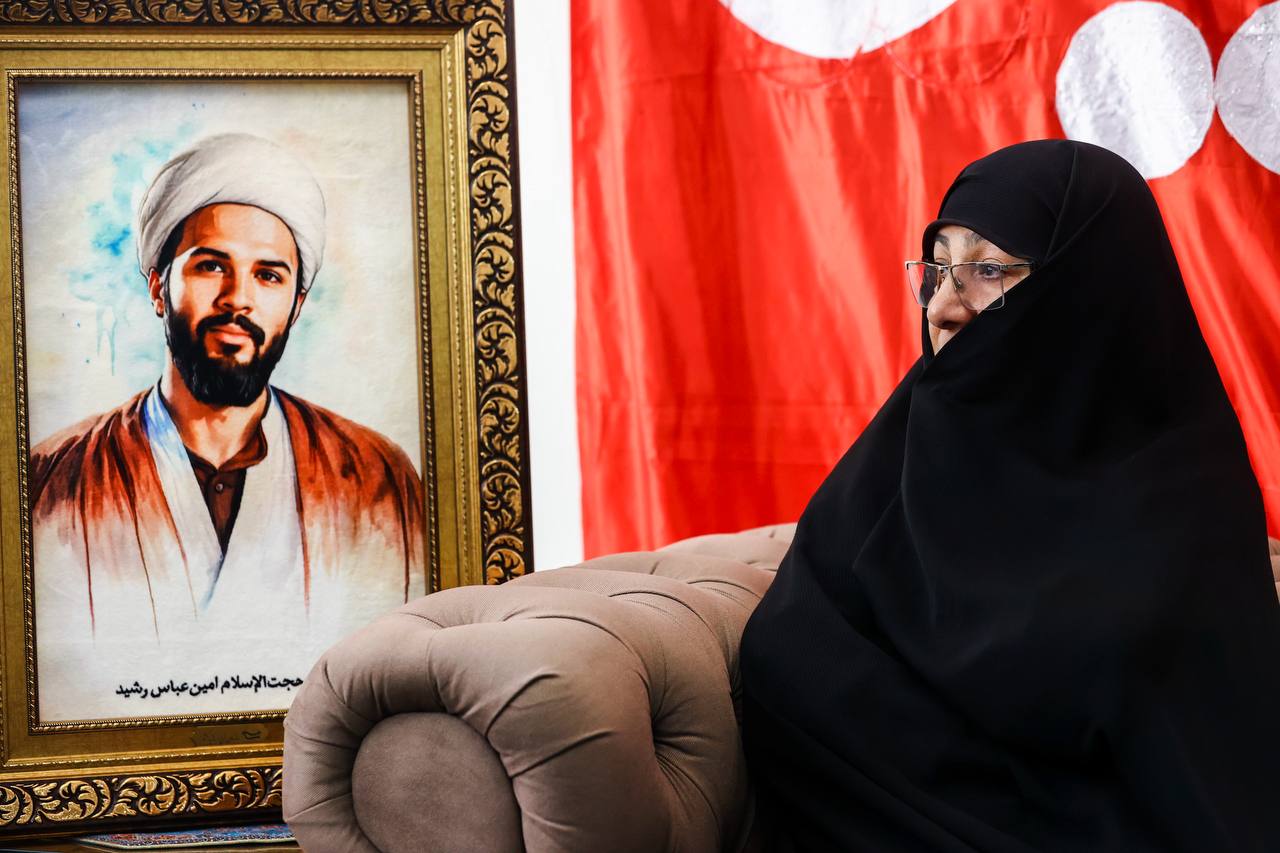 حضور قالیباف در منزل سپهبد شهید غلامعلی رشید 