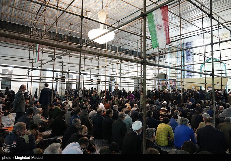  مراسم وداع با پیکر شهدای راه قدس