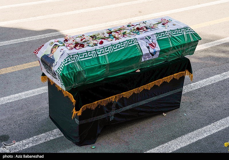 تشییع شهید مدافع امنیت فرید کرم پور - خرم آباد