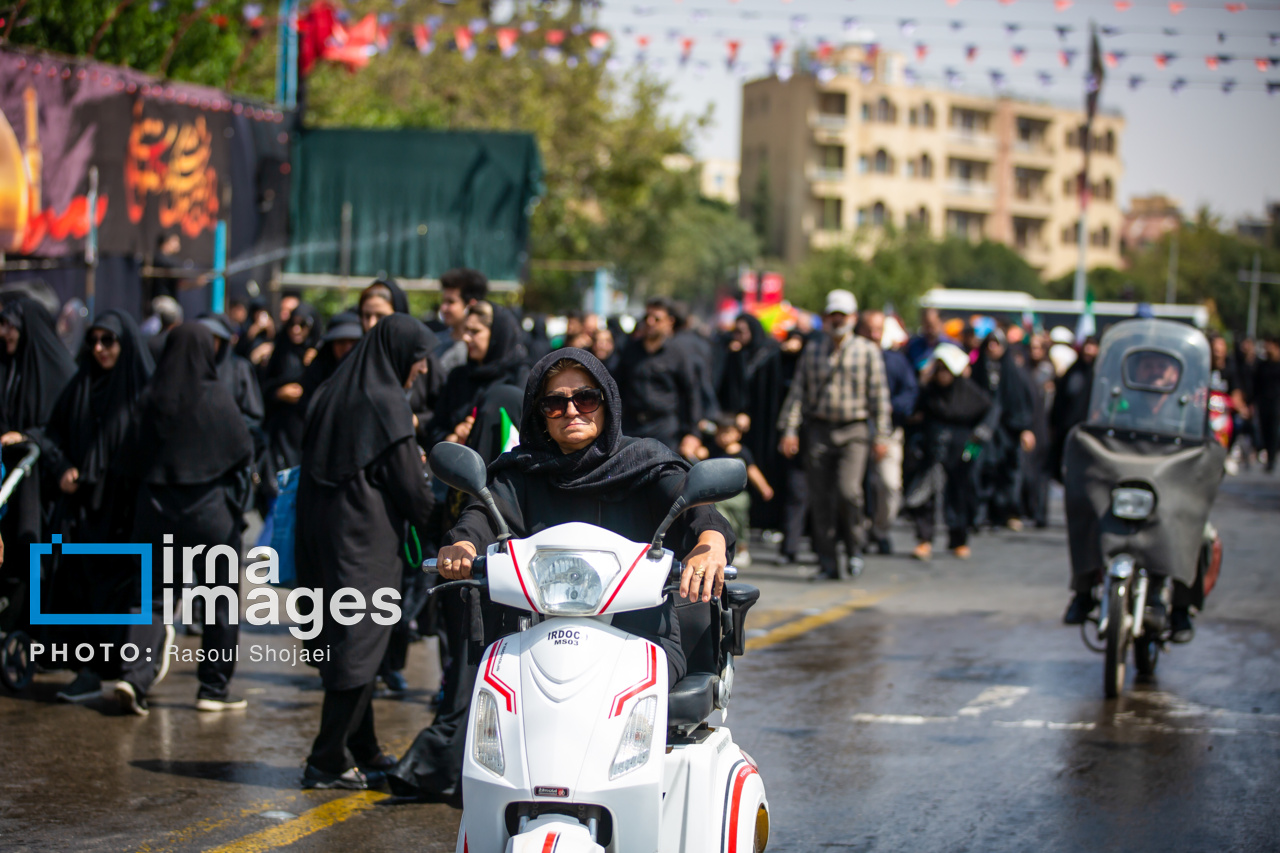 راهپیمایی جاماندگان اربعین حسینی در استانها
